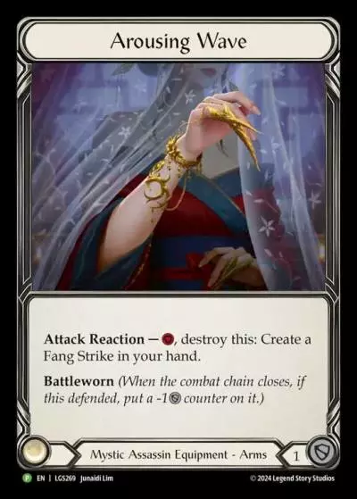 Arousing Wave LGS269-RF - Pre-release - Part the Mistveil - Flesh and blood card