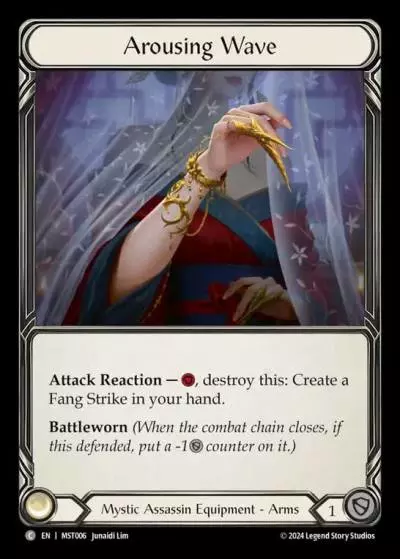 Arousing Wave MST006 - Part the Mistveil - Flesh and blood card
