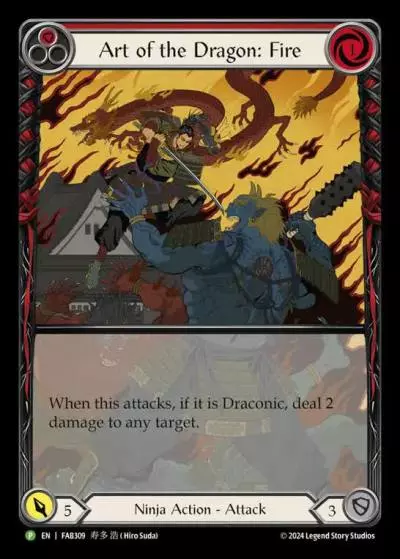 Art of the Dragon: Fire RED FAB309-RF - Calling - The Hunted - Flesh and blood card