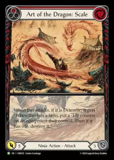 Art of the Dragon: Scale RED FAB310-RF - Calling - The Hunted - Flesh and blood card