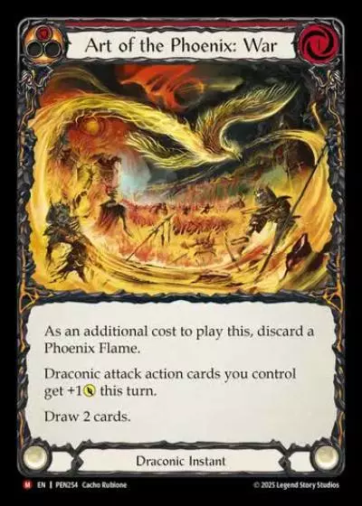 Art of the Phoenix: War PEN254 - Compendium of Rathe - Flesh and blood card