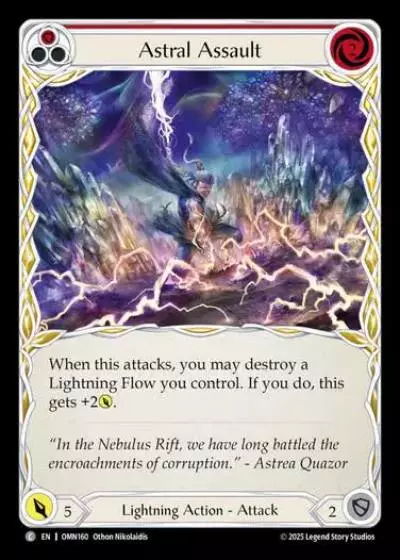 Astral Assault OMN160 - Omens of the Third Age - Flesh and blood card