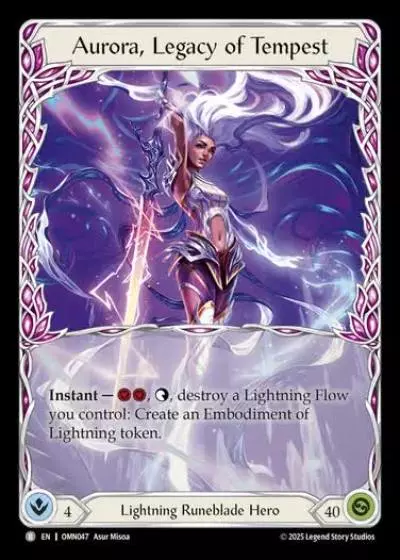 Aurora, Legacy of Tempest OMN047 - Omens of the Third Age - Flesh and blood card
