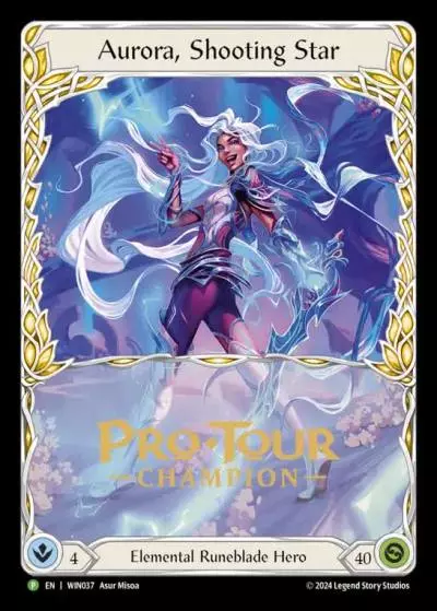Aurora, Shooting Star WIN037-CF - Pro Tour Champion Cards - Rosetta - Flesh and blood card