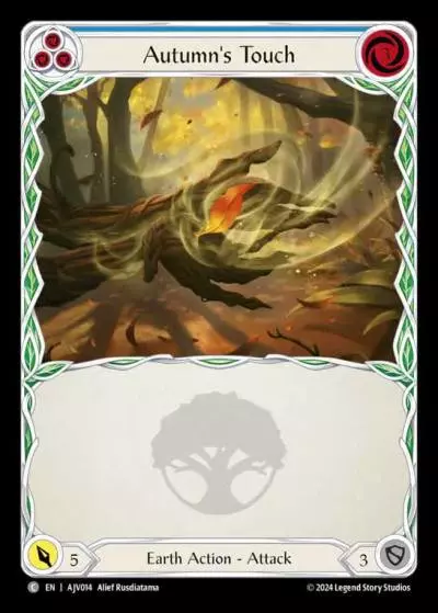 Autumn's Touch BLUE AJV014 - Armory Deck Origins - Jarl Vetreiði - Flesh and blood card