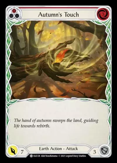 Autumn's Touch RED ELE128 - Tales of Aria - Flesh and blood card