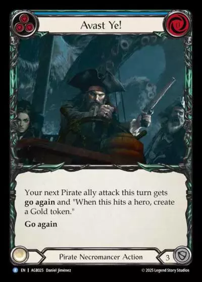 Avast Ye! BLUE AGB025 - Armory Deck - Gravy Bones - Flesh and blood card