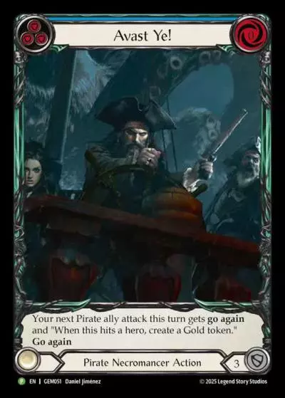 Avast Ye! BLUE GEM051 - GEM - Pack 2 - Flesh and blood card