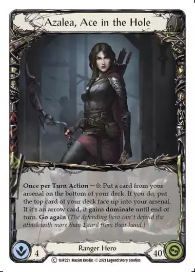 Azalea, Ace in the Hole 1HP221 - History Pack 1 - Flesh and blood card
