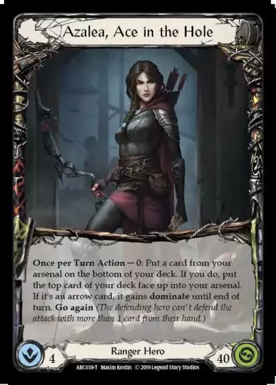 Azalea, Ace in the Hole ARC038 - Arcane Rising - Flesh and blood card