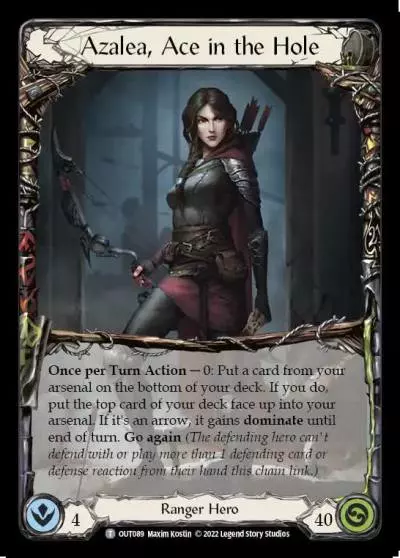 Azalea, Ace in the Hole OUT089 - Outsiders - Flesh and blood card