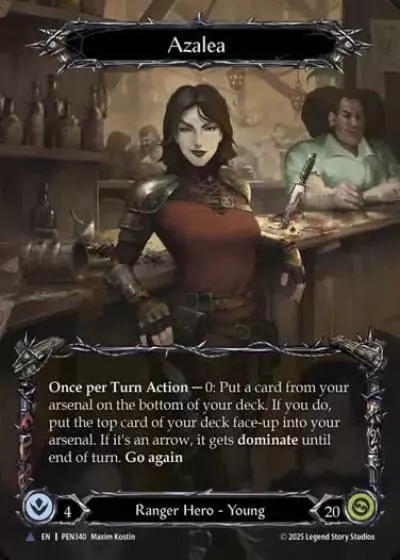 Azalea PEN340-MV - Compendium of Rathe - Flesh and blood card
