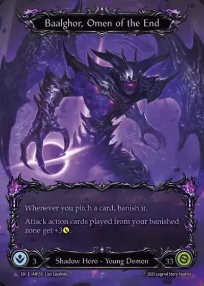 Baalghor, Omen of the End IAR159-MV - Omens of the Third Age - Flesh and blood card