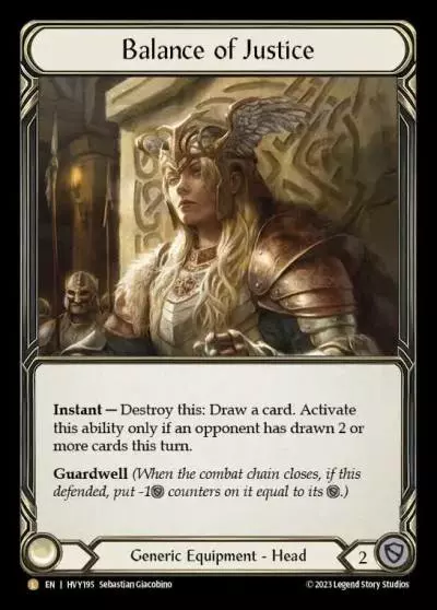 Balance of Justice HVY195-RF - Heavy Hitters - Flesh and blood card
