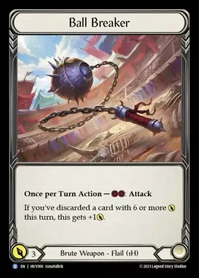 Ball Breaker HVY006 - Heavy Hitters - Flesh and blood card
