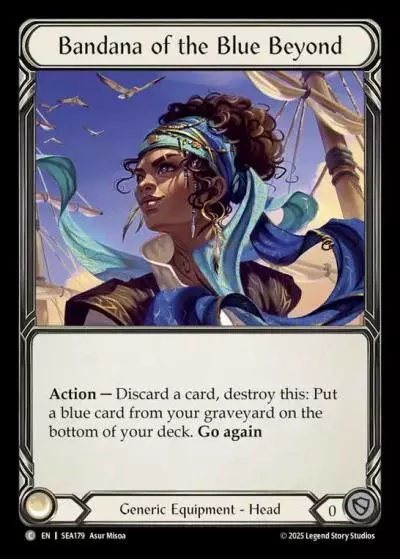 Bandana of the Blue Beyond SEA179-TP - High Seas - Treasure Pack - Flesh and blood card
