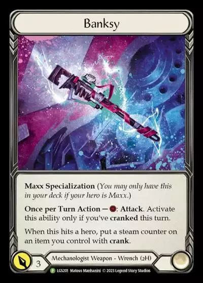 Banksy LGS201-CF - Armory - Season 11 - Flesh and blood card