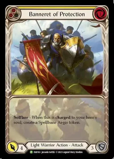 Banneret of Protection YELLOW FAB163-RF - Calling - Dusk till Dawn - Flesh and blood card
