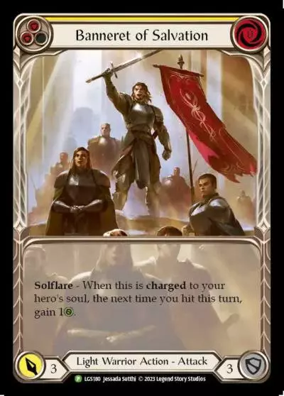 Banneret of Salvation YELLOW LGS180-RF - Buy-a-Box - Dusk till Dawn - Flesh and blood card