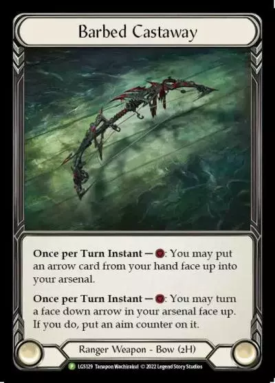 Barbed Castaway LGS129-CF - Armory - Season 9 - Flesh and blood card