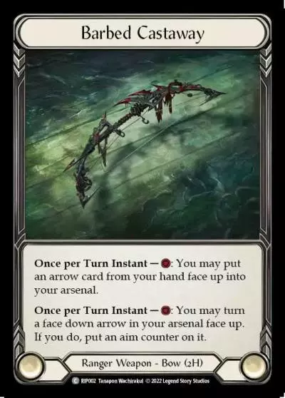 Barbed Castaway RIP002 - Riptide - Blitz Deck - Flesh and blood card