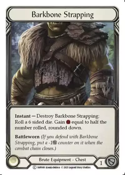 Barkbone Strapping 1HP008 - History Pack 1 - Flesh and blood card