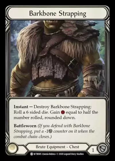 Barkbone Strapping R-WTR005 - Welcome to Rathe - Unlimited Revised - Flesh and blood card