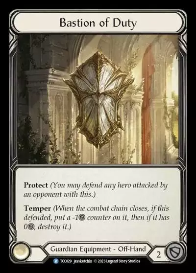 Bastion of Duty TCC029 - Round the Table: TCC x LSS - Flesh and blood card