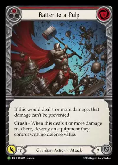Batter to a Pulp RED LGS387 - Release Celebration - Flesh and blood card