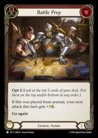 Battle Prep IAR233 - Usurp the Shadow Throne - Flesh and blood card