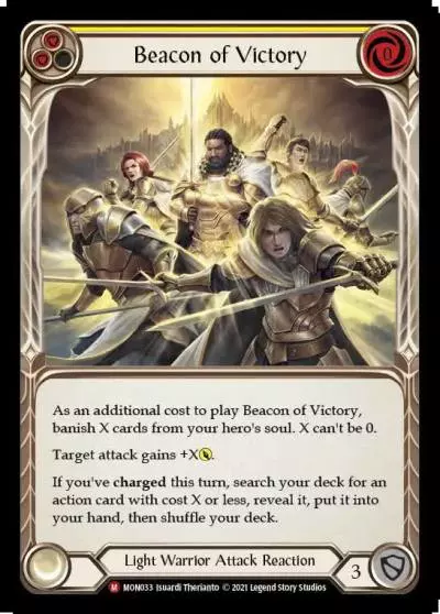 Beacon of Victory YELLOW MON033 - Monarch - Flesh and blood card