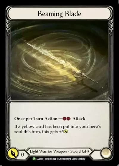 Beaming Blade LGS168-CF - Armory - Season 10 - Flesh and blood card