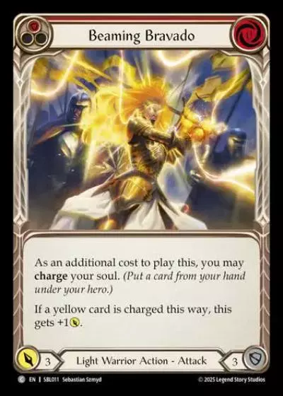 Beaming Bravado SBL011 - Silver Age Chapter 3 - Boltyn - Flesh and blood card