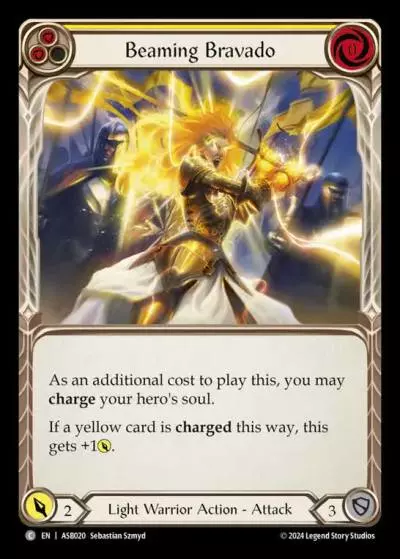 Beaming Bravado YELLOW ASB020 - Armory Deck - Ser Boltyn, Breaker of Dawn - Flesh and blood card