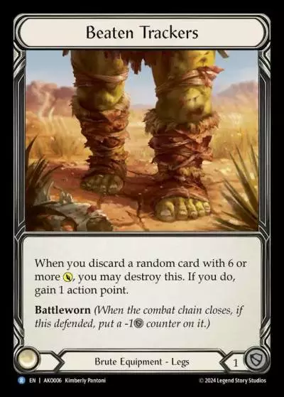 Beaten Trackers AKO006 - Armory Deck - Kayo, Armed and Dangerous - Flesh and blood card