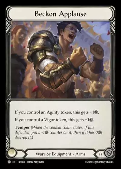 Beckon Applause KSI006 - Kassai - Heavy Hitters Blitz Deck - Flesh and blood card
