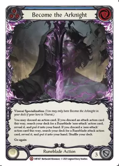 Become the Arknight BLUE 1HP267 - History Pack 1 - Flesh and blood card