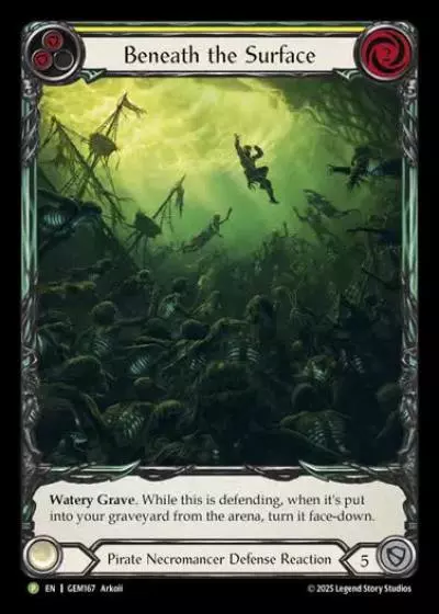 Beneath the Surface GEM167 - GEM - Pack 5 - Flesh and blood card