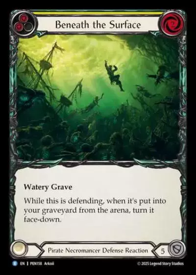 Beneath the Surface PEN158 - Compendium of Rathe - Flesh and blood card