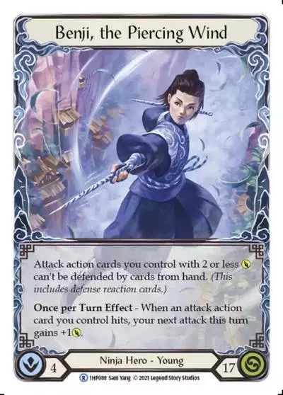 Benji, the Piercing Wind 1HP088 - History Pack 1 - Flesh and blood card