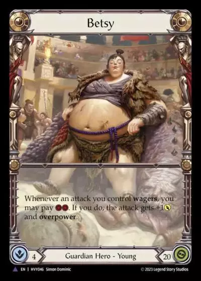 Betsy HVY046-MV - Heavy Hitters - Flesh and blood card