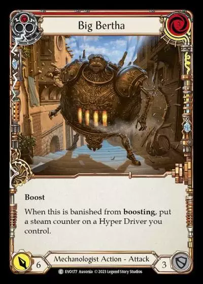 Big Bertha RED EVO177 - Bright Lights - Flesh and blood card