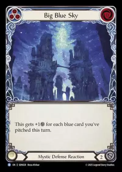 Big Blue Sky SEN028 - Silver Age Chapter 2 - Enigma - Flesh and blood card