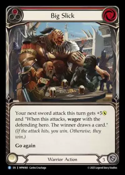 Big Slick MPW060 - Mastery Pack Warrior - Flesh and blood card