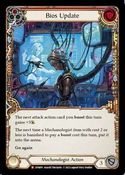 Bios Update RED DYN091 - Dynasty - Flesh and blood card