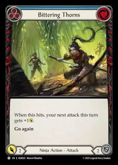 Bittering Thorns BLUE ASR020 - Armory Deck - Ira, Scarlet Revenger - Flesh and blood card