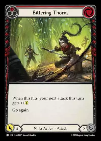Bittering Thorns RED ASR007 - Armory Deck - Ira, Scarlet Revenger - Flesh and blood card