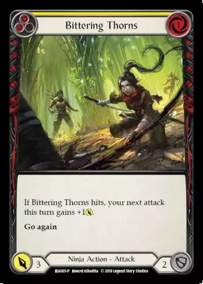 Bittering Thorns YELLOW IRA005 - Ira Welcome Deck (2018) - Flesh and blood card