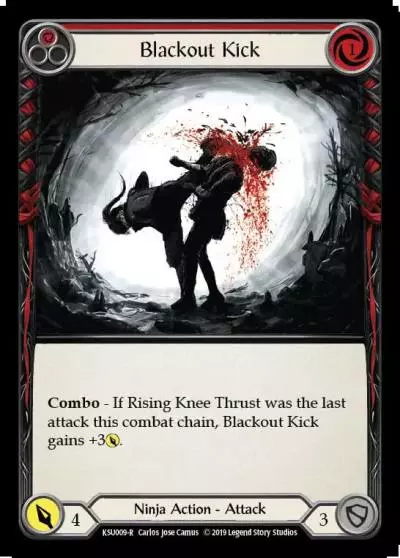 Blackout Kick RED KSU009 - Katsu, the Wanderer - Hero Deck - Flesh and blood card