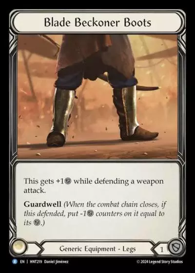 Blade Beckoner Boots HNT219 - The Hunted - Flesh and blood card